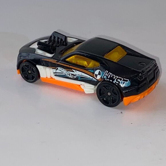 Mattel Hot Wheels Twinduction Mini Diecast Car Track Builders 2010 Black - Picture 5 of 11